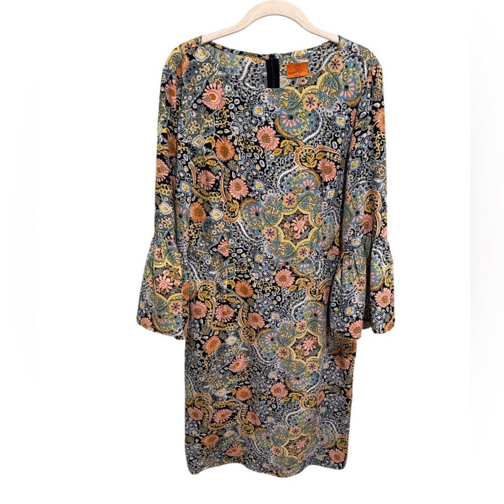 Super Cute Floral Long Sleeve Dress - Size 12 - Hello Spring!